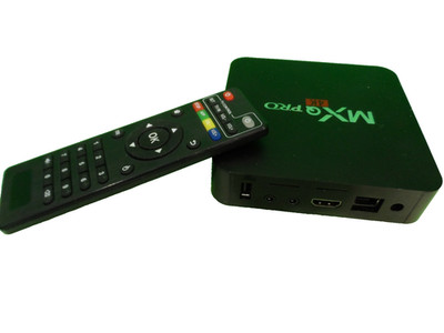 4K Android TV Box Ultra HD Media Player WIFI Smart Streamer MXQPro