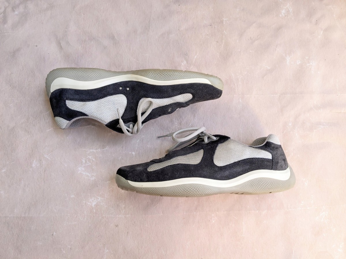 Prada Americas Cup Suede Sneakers Prada Men main image 3