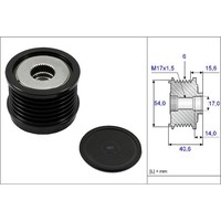 Ina 535 0230 10 Generatorfreilauf FüR Fiat Alfa Romeo Lancia Jeep