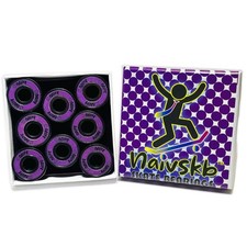 Skateboard Bearings 8mm 8 Pack, Precision ABEC 608 Bearings Set for Longboard...