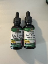 NEW 2 Bottles Natures Answer Red Clover Alcohol-Free 2 000 mg 1 fl oz 30 ml