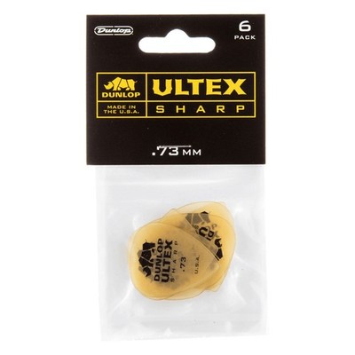 Dunlop 433P.73 Ultex Sharp Picks 0,73 mm - Plektren Set