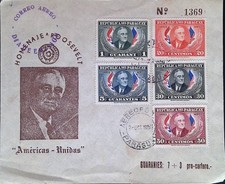 CMI) 1960. PARAGUAY. POLITICAL FIGURE. FDC. TRIBUTE TO ROOSEVELT. XF