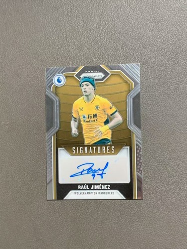 2021-22 Panini Prizm Raul Jimenez Wolverhampton Signatures Auto