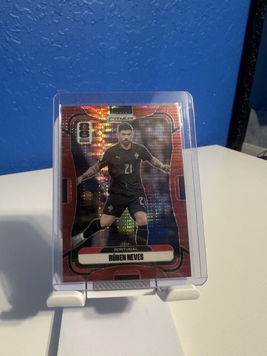 2026 Panini Prizm FIFA World Cup Ruben Neves  /75 Red Preferred Portugal
