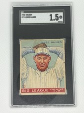 1933 Goudey Jesse Haines #73 SGC 1.5 - Centered