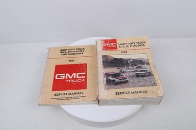 1987 GMC Truck Light Duty Trucks R,V,G,P Models Service Manual & Drivability