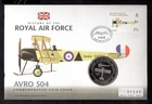GB - 2008 History of the Royal Air Force Avro 504 PNC Coin Cover