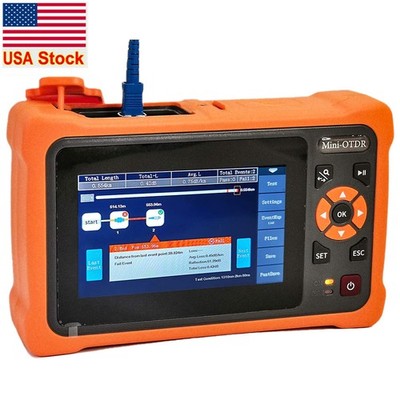 Mini OTDR FTTH Fiber optic tester 1310nm/1550nm 26/24dB OPM OLS VFL RJ45 SM/UPC