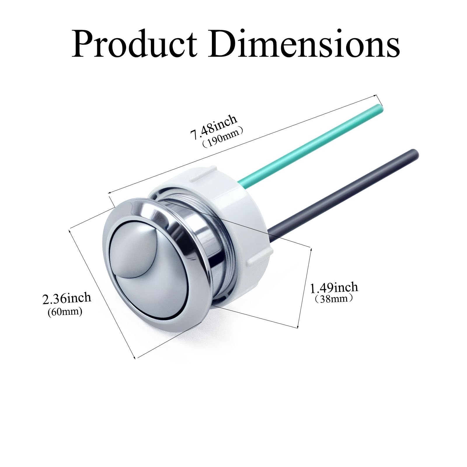 Dual Flushing Toilet Push Button Spare Parts,Top Toilet Button Replacement Co...