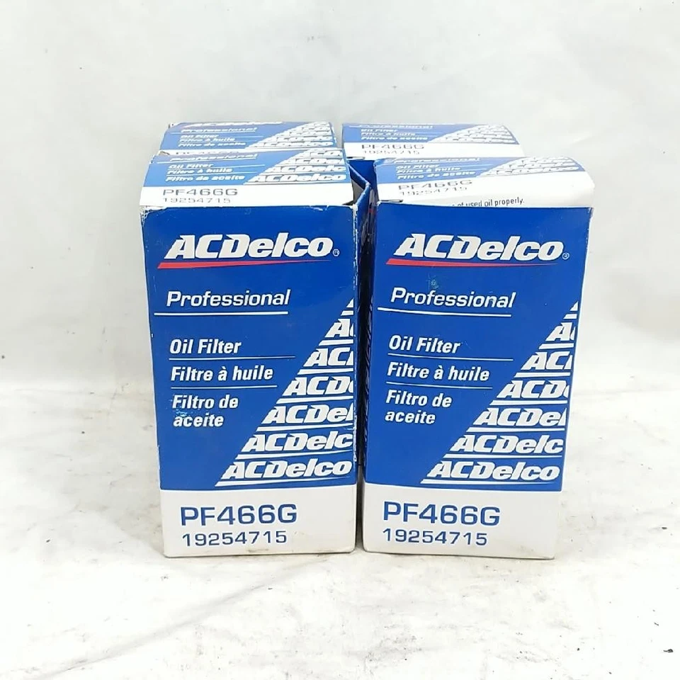 4 профессиональных масляных фильтра ACDelco PF466G GM 19254715 подходят для Lexus Toyota V8 новые из старых запасов - Изображение 4 из 4