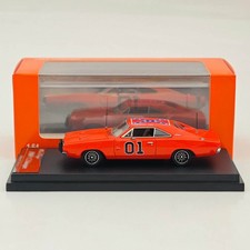 Mini Forge 1:64 1969 Dodge Charger General Lee Red Diecast Model Car Limited