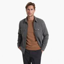 Vuori Men's Charcoal Gray Ridgeline Wool Shacket/Jacket, Large