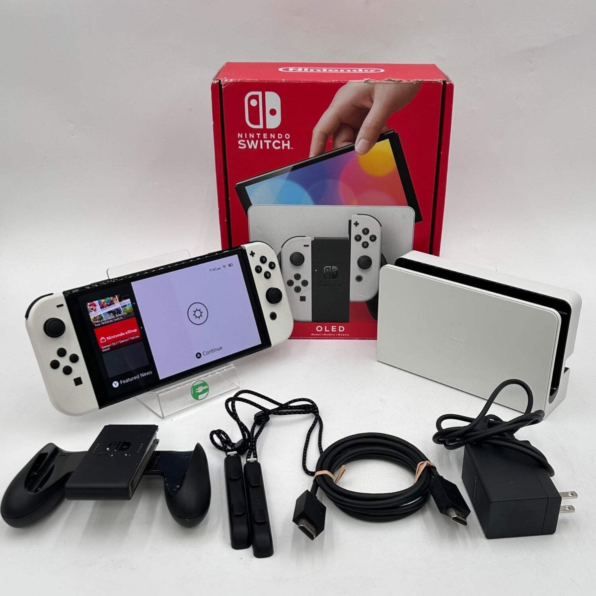 Nintendo Switch OLED Console Gaming System HEG-001 White | eBay