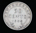 1908 Newfoundland 50 Cents — photo from another recent sale