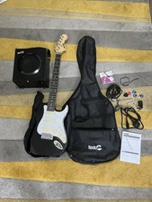 Rock Jam 6-String Electric Guitar Comes With A Rock jam Speaker And Accessories.