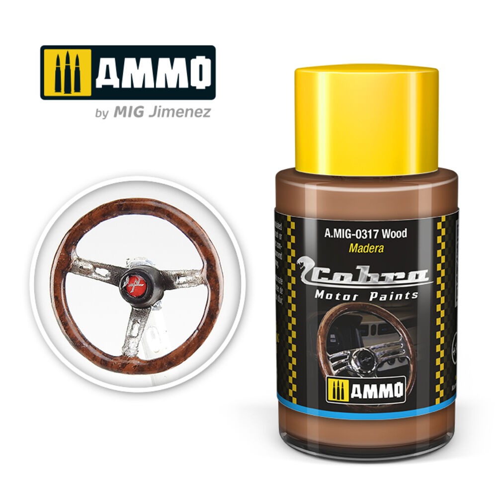 Ammo Mig 0317 - Cobra Motor Wood 30ml - New