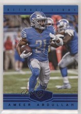 2017 Panini Plates & Patches Blue 13/50 Ameer Abdullah #10 wd9