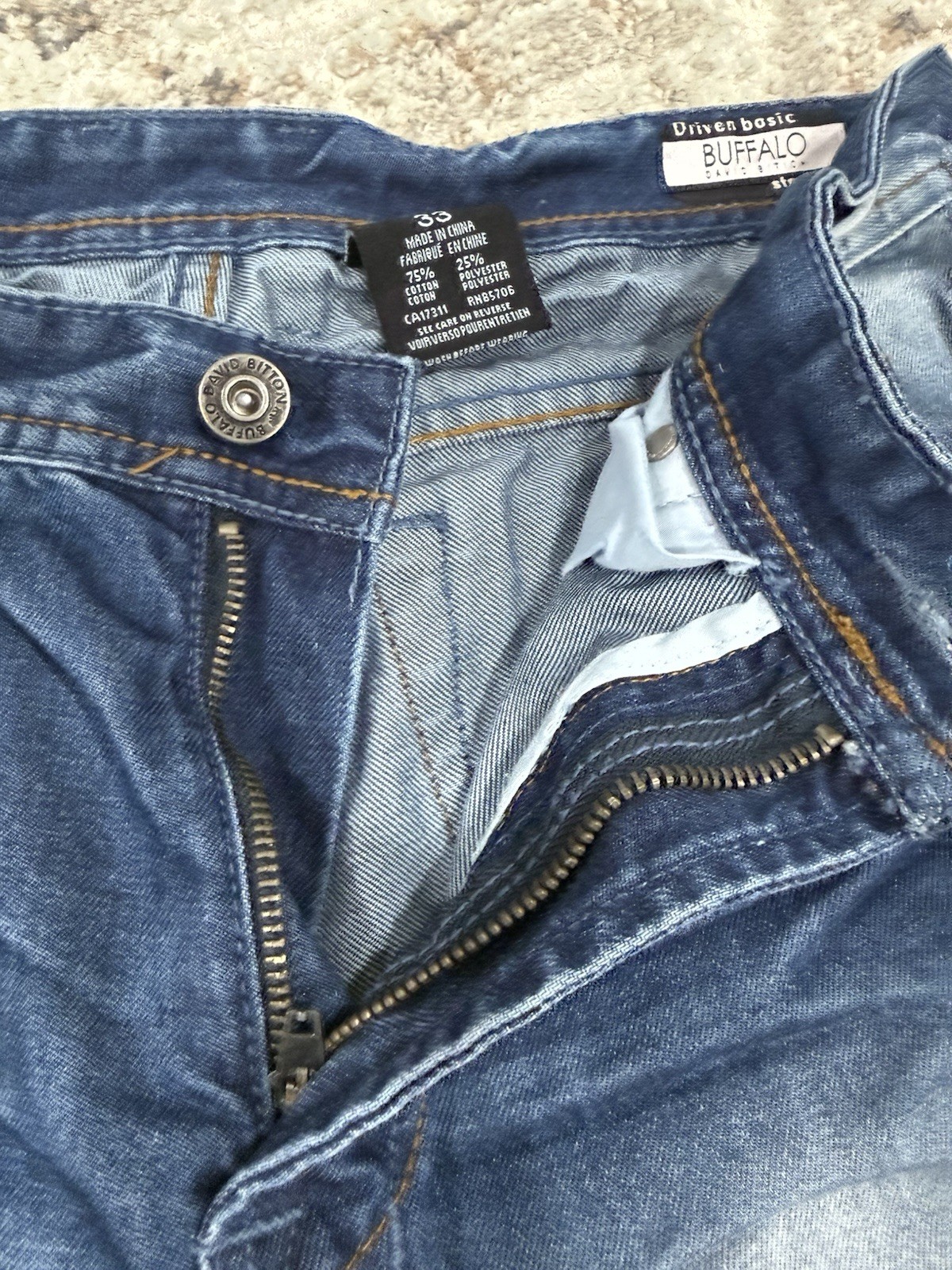 Buffalo David Bitton Jeans 33x30 Basic Straight F… - image 3