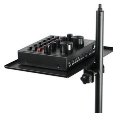 Mobile Phone Live Tripod Microphone Sound Card Tray Tube Clamp Work Stand