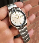 Seiko SKXN99 1993 White Linen Sunburst Dial Retro Ultra Rare Vintage JDM Auto SS