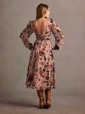 Azazie Brand   Stevie Mauve Multi Midi Dress US size 10 New with tags