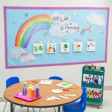 Fun Express Cloud 9 Wow Work Wall Classroom B...