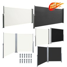 Garden Side Awning Windbreaker Sunshade Retractable double-sided Privacy Screen