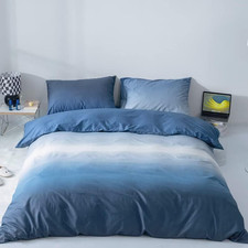 Blue White King Size Comforter Set Blue Gradient Bedding Comforter Sets All Seas