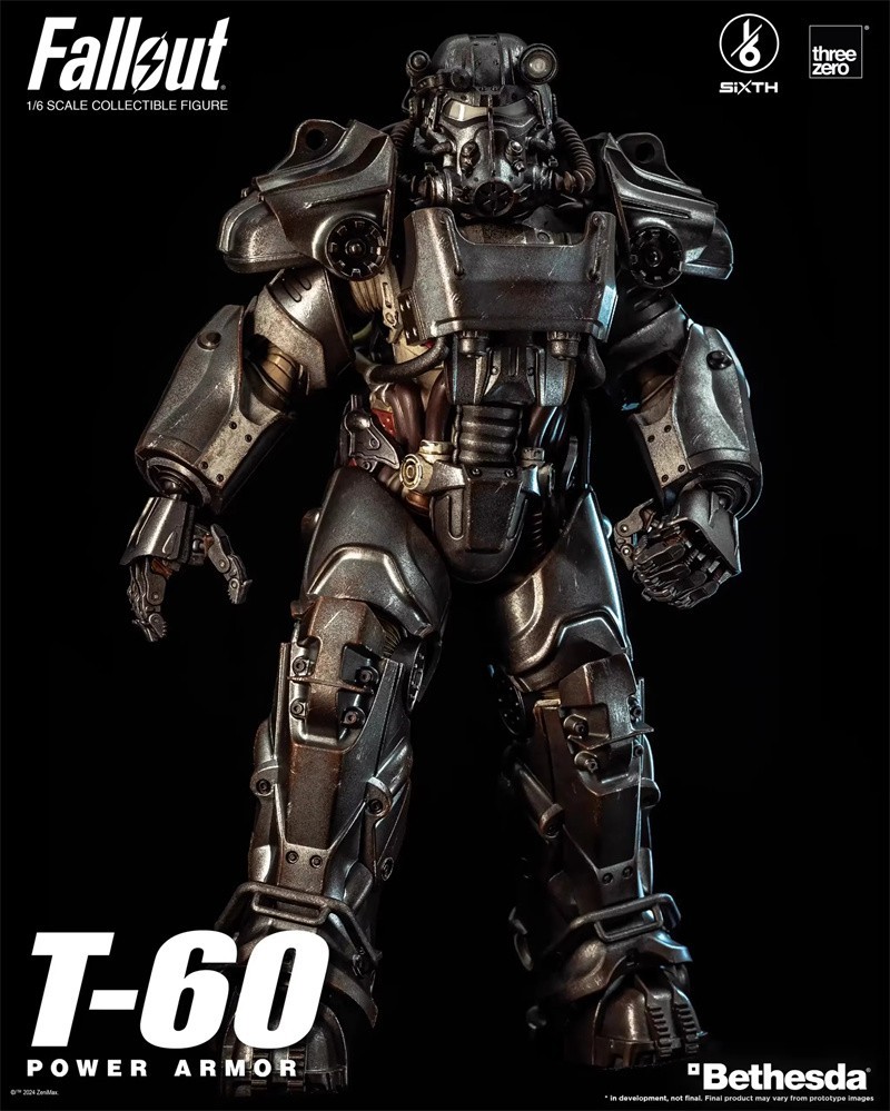 threezero Fallout T-60 パワーアーマー ThreeZero 3Z08560W0 Fallout T-60 Power Armor 1/6 Action Figure IN