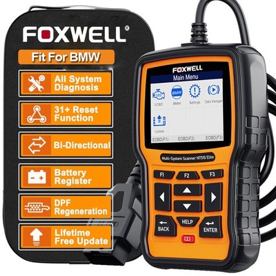 Foxwell NT510 Elite For BMW All System Bidirectional OBD2 Diagnostic Scanner BMS