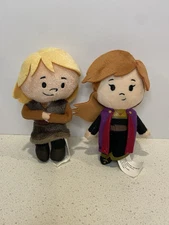 Disney Mini Frozen 5" Plush Stuffed Plushie Kristoff Anna Just Play Plush LOT 