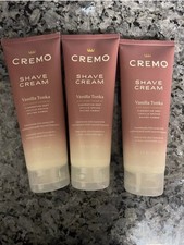 Cremo Shave Cream Vanilla Tonka Scent 6 fl oz for Face Unisex