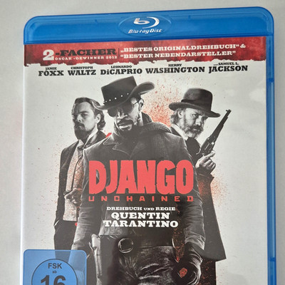Django Unchained Blu-ray FSK 16 Quentin Tarantino 2-facher Oscar-Gewinner