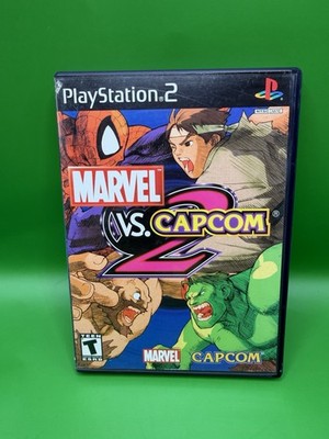 Marvel Vs Capcom 2 (Sony PlayStation 2, PS2) Case, Artwork Manual Only No Game
