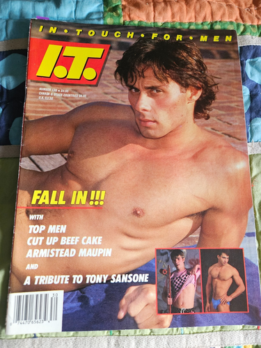 IN TOUCH FOR MEN #130 Sept 1987 ARMISTEAD MAUPIN Chris Thompson HANS DUSSELDORF