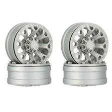 4pcs Metal 1.9 Beadlock Wheel Rims Hub For 110 Rc Crawler Car Axial Scx10 Trx4