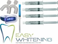 40cc Teeth Whitening Kit 18 Carbamide Peroxide Light Remineralizing Gel MADE USA