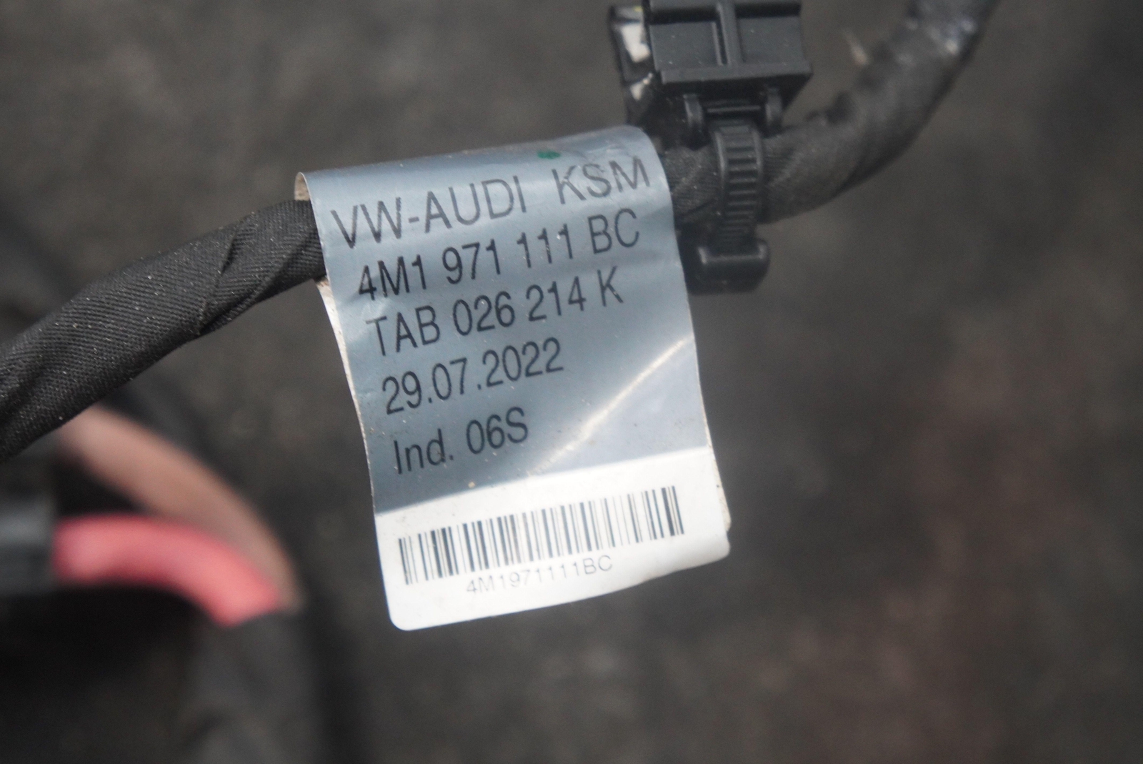 Front Power Steering Gear Rack Wire Wiring Harness 4M1971111BC Lamborghini Urus