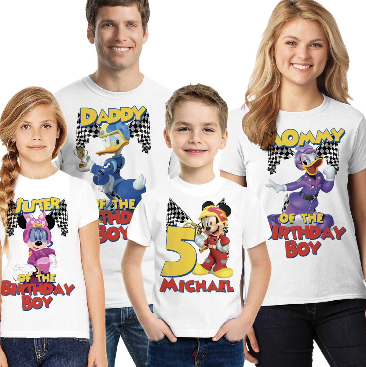 Mickey Mouse Clubhouse Custom Name Birthday Shirt