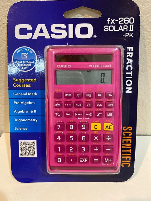 pink casio calculator whsmith