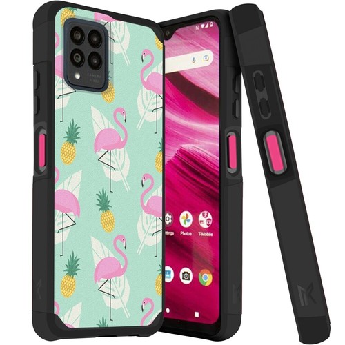 For T-Mobile Revvl 6x 5G/6x Pro 5G Hybrid Case Mount Friendly Rubber Hard Cover - Zdjęcie 55 z 66