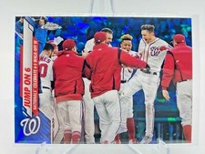 2020 Topps Chrome Update Sapphire Nationals Jump On 6 #U-3