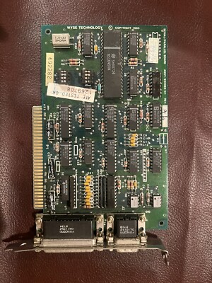 Vintage Wyse Serial/parallel Controller Card 8 Bit ISA Multi I/O Card ...