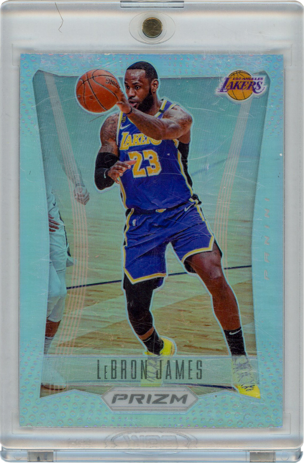 2020-21 Panini Prizm Prizm Flashback Silver Prizm LeBron James #6 Lakers