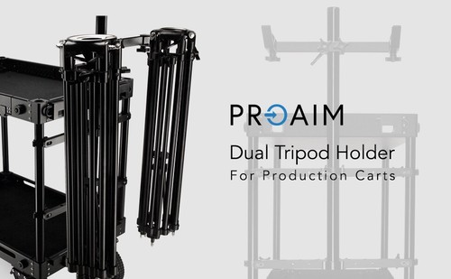 Proaim Dual Tripod Holder For Camera Cart Atlas Victor (VCTR-TH) - Picture 7 of 10