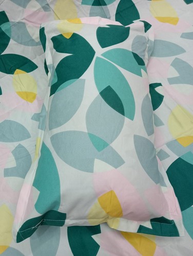 Luxury Sheets Set Queen Size 5pc with Pillow Covers & Cushions Glace Cotton. - Picture 5 of 9