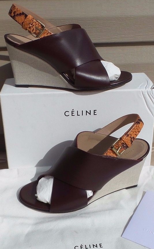 靴 CELINE criss cross Sandals Size 37 luxury-women-celine-used-shoes