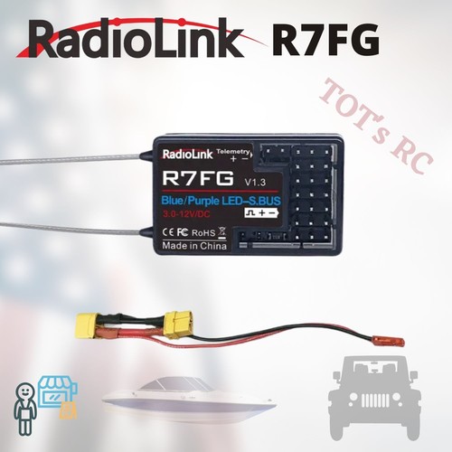 RadioLink R7FG Empfänger für RC Autos, RC Boote - Bild 1 von 16