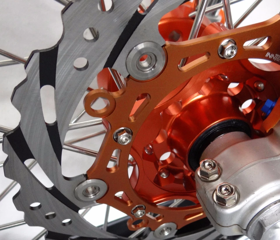 KIT DE 6 TORNILLOS DE ROTOR DE FRENO PARA 01-18 HUSQVARNA HUSABERG & KTM (NIQUELADO) Foto 3 de 3